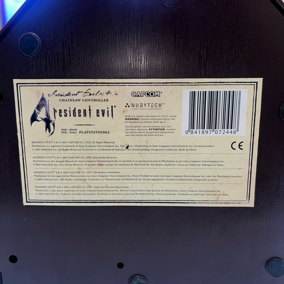 CAPCOM NubyTech - Resident Evil 4 Chainsaw Controller Sony PlayStation 2 - Picture 9 of 13